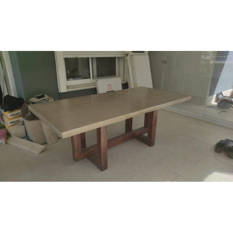 Barocco Aesgaard Lightweight Concrete Rectangular Dining Table - (W)47" (L)142" (H)29.5"