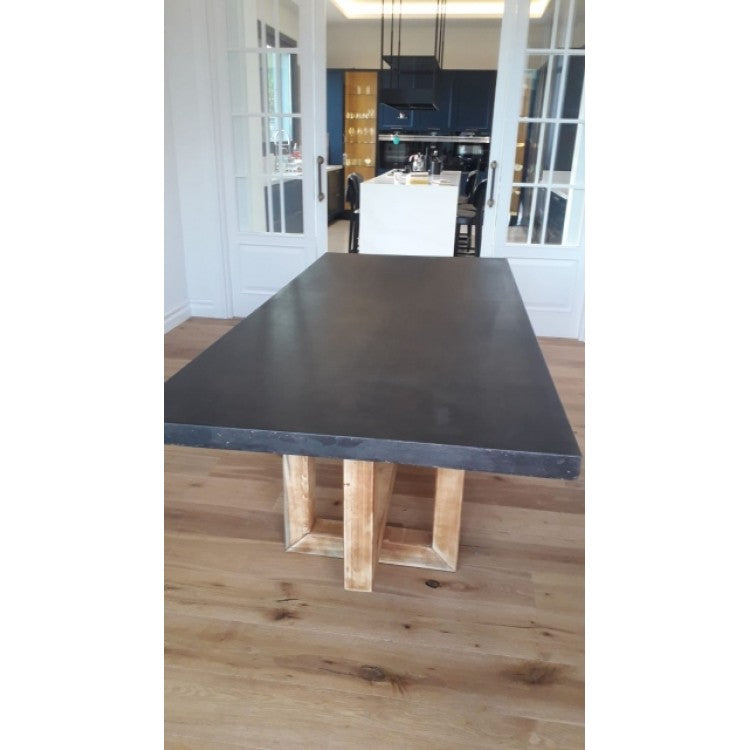 Barocco Aesgaard Lightweight Concrete Rectangular Dining Table - (W)47" (L)142" (H)29.5"