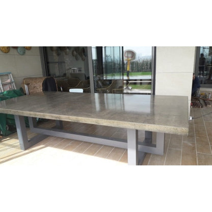 Barocco Aesgaard Lightweight Concrete Rectangular Dining Table - (W)47" (L)142" (H)29.5"