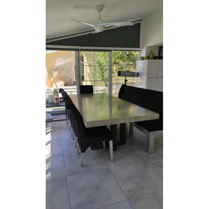 Barocco Aesgaard Lightweight Concrete Rectangular Dining Table - (W)47" (L)142" (H)29.5"