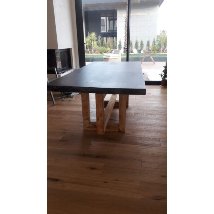 Barocco Aesgaard Lightweight Concrete Rectangular Dining Table - (W)39" (L)86.5" (H)29.5"