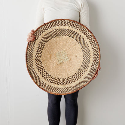 Binga Patterned Brown & Natural Wall Art