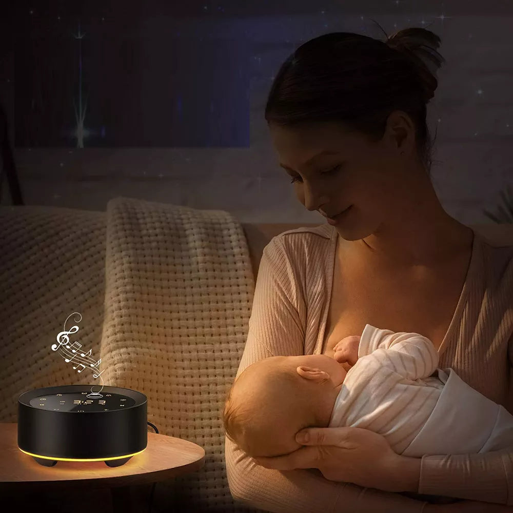 Letsfit Noise Machine with Alarm Clock Full Touch Control, Sleep Sound Machine for Home and Office - SP1