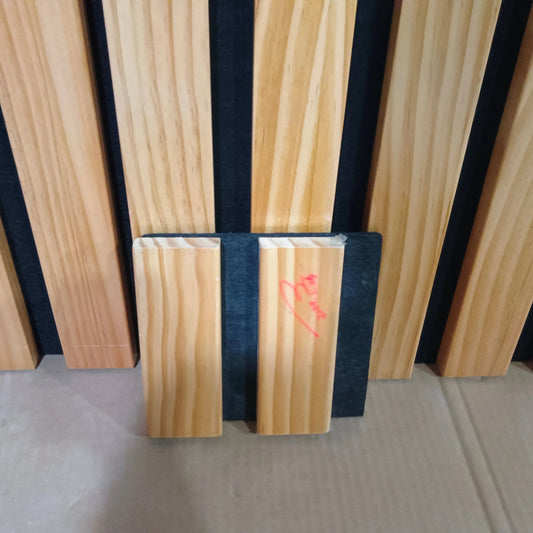Acoustic Slat Wood Panels Sample Box: Five Curated Wood Finishes
