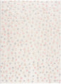 Cansu Pink & Cream Dotted Area Rug