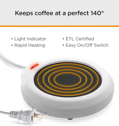 SoHo Funny Gift for Grandma, Coffee Mug with Warmer, Electric Heated Cup for Coffee Lover Gifts for Birthday/Christmas, 12oz (Gift Boxed)