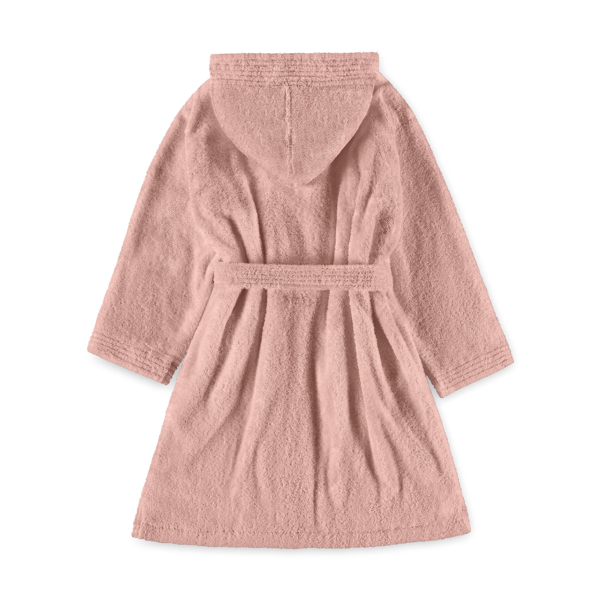 Kids' Hooded Cotton Terry Bathrobe with Shawl Collar – view 6