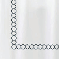 Clean Design Home® Savoy  Cotton Shower Curtain