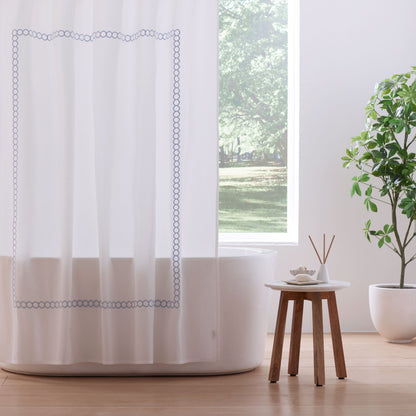 Clean Design Home® Savoy  Cotton Shower Curtain