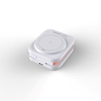 FlexiTrip Foldable Wireless Charger – Compact, Fast Charging, Portable Design for iPhone, Android, and Qi-Enabled Devices