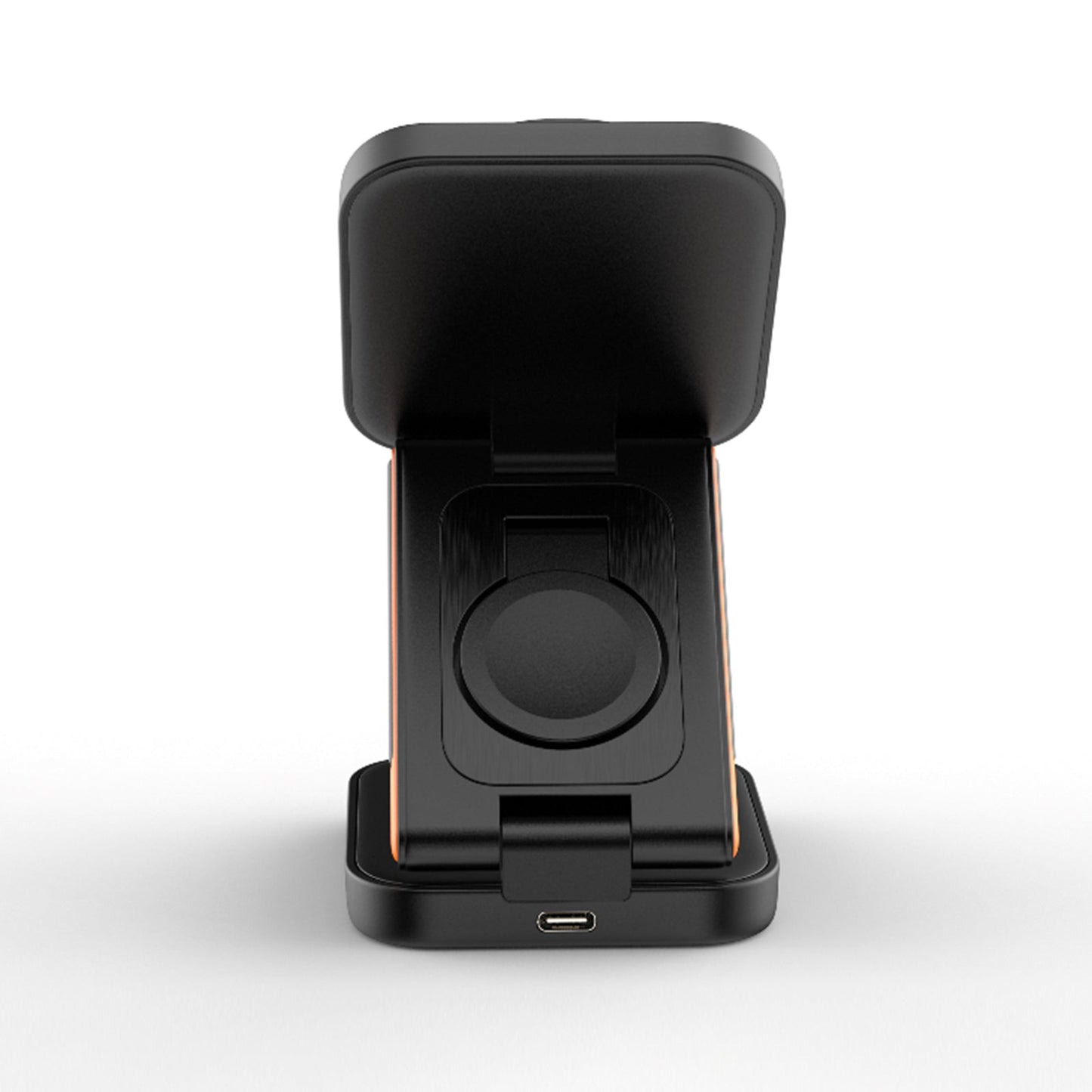 FlexiTrip Foldable Wireless Charger – Compact, Fast Charging, Portable Design for iPhone, Android, and Qi-Enabled Devices