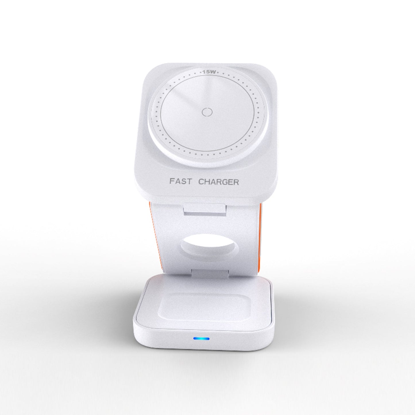 FlexiTrip Foldable Wireless Charger – Compact, Fast Charging, Portable Design for iPhone, Android, and Qi-Enabled Devices