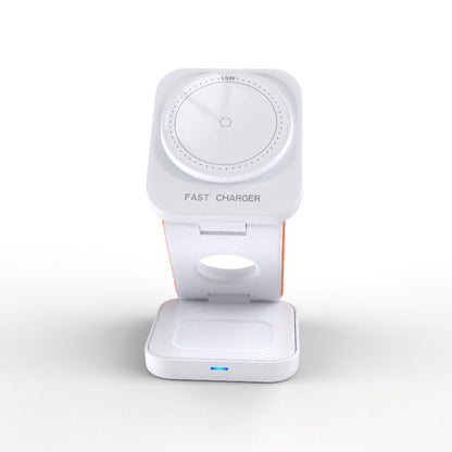 FlexiTrip Foldable Wireless Charger – Compact, Fast Charging, Portable Design for iPhone, Android, and Qi-Enabled Devices