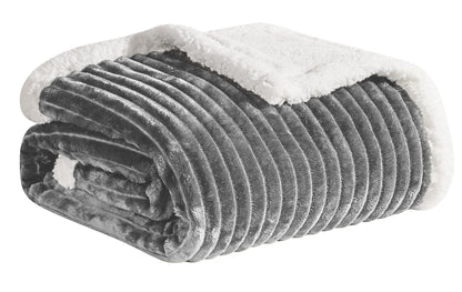 Corduroy Sherpa Blanket – Throw, Queen & King Sizes – Ultra Soft, Reversible, Cozy & Stylish