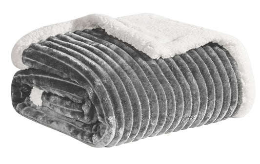 Corduroy Sherpa Blanket – Throw, Queen & King Sizes – Ultra Soft, Reversible, Cozy & Stylish