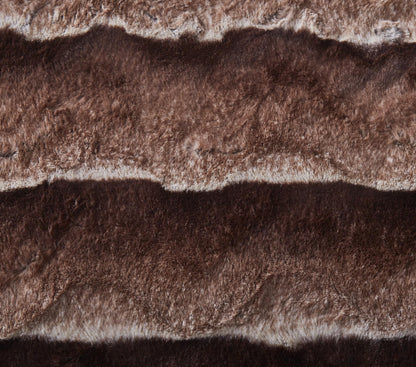Tache Golden Brown Faux Fur Sherpa Throw Blanket (DY01)