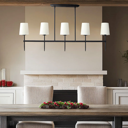 5 Light Linear Modern Chandelier