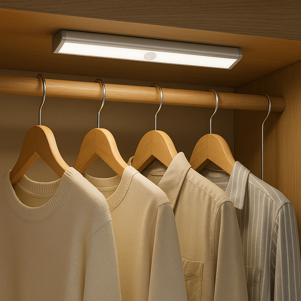 Stick Anywhere LED Motion Activated Sensor Light Rechargeable