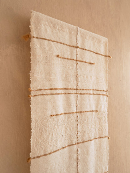 Compass Handwoven Cotton Wall Hanging