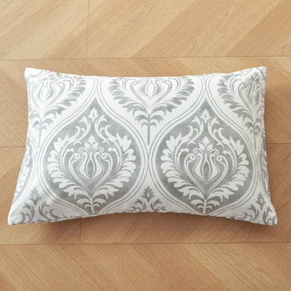 Tache Dreamy Moon Sky Ogee Damask Heather Gray White Duvet Cover (TB300)