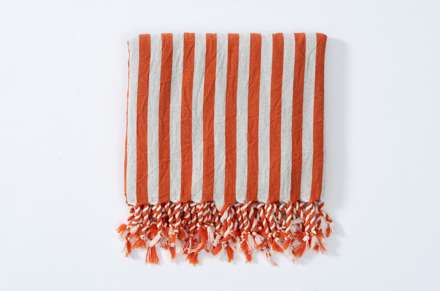 Girit Burgundy Cotton Linen Towel