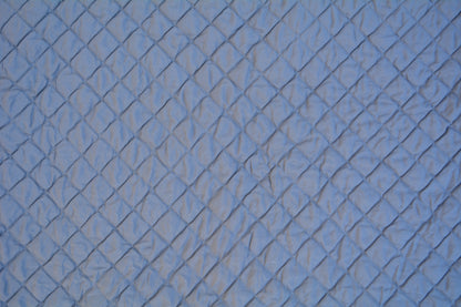 Tache Solid Light Gray Silver Diamond Stitch Bubble Quilted Bedspread Set (DXJ109038-2)