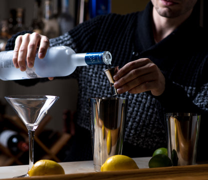 Professional 4-Piece Boston Cocktail Shaker Set