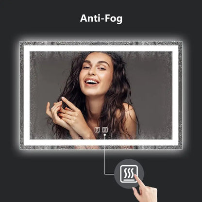 Deluxe Center Glow LED Bathroom Mirror
