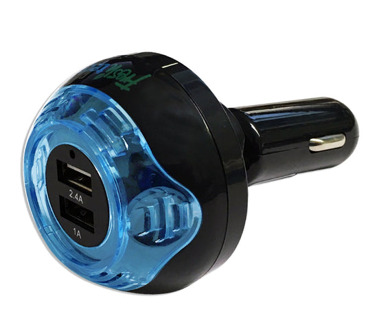 2-Pack FreshTech Dual USB Air Freshener with 6 Scent Refills