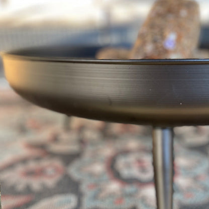 Raised Metal Fire Pit Bowl