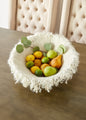 Fringed Skirt Decorative Wool Natural Bowl