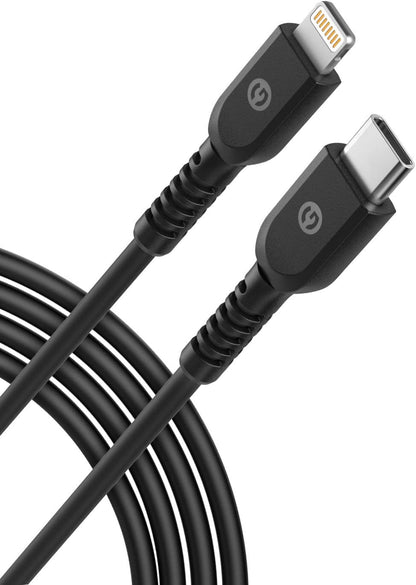 MFi Certified iPhone Fast Charger, USB-C to Lightning Cable with 18W Wall Plug Adapter for iPhone XR/11/12/Mini/Pro Max