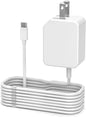 Rapid Charger for All Google Pixel Models | Wall Plug Travel Adapter with Folding Prongs | Built in USB-C Cable for Pixel 2,3,3a,4,4XL,4a, 5G,5/5a/6/6a/7a/7/8/ 8 Pro (PD 18W Output)