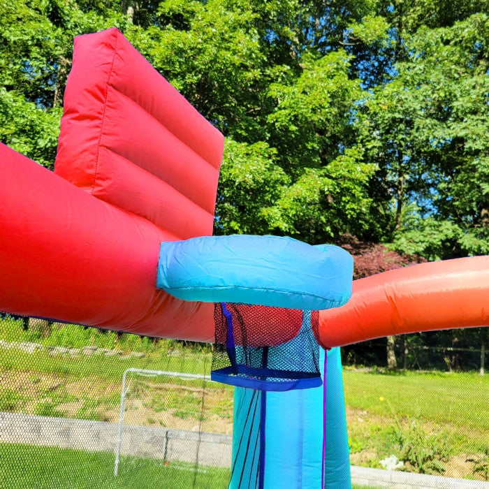 Inflatable Bounce House with Blower, Jumping Castle with Slide