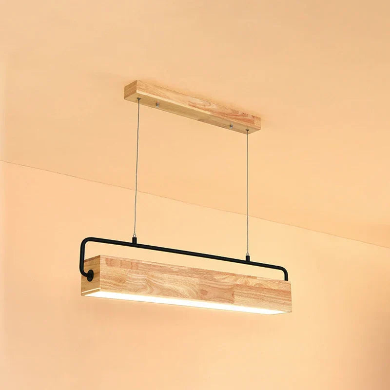 LED Nordic Wood Pendant Light | Kitchen Island Lighting