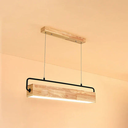 LED Nordic Wood Pendant Light | Kitchen Island Lighting
