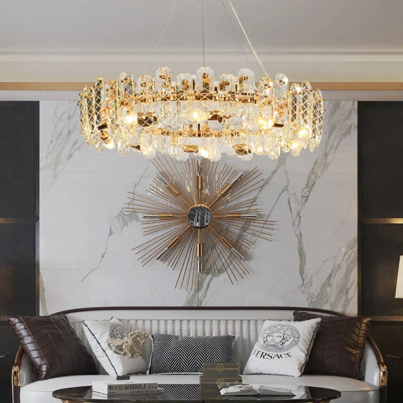 LED Modern Crystal Lustre Chandelier | Dining Room Lighting