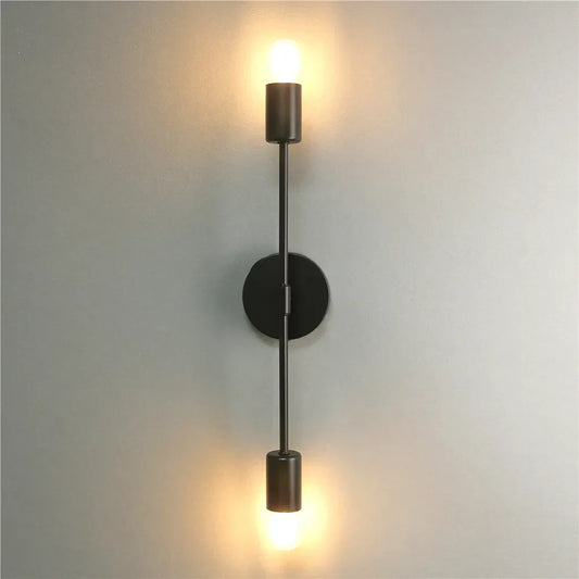 Modern Iron Double Head Wall Lamp for Living Room and Bedroom