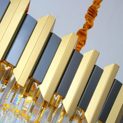 LED Modern Crystal Chandelier | Hallway & Entry Lighting