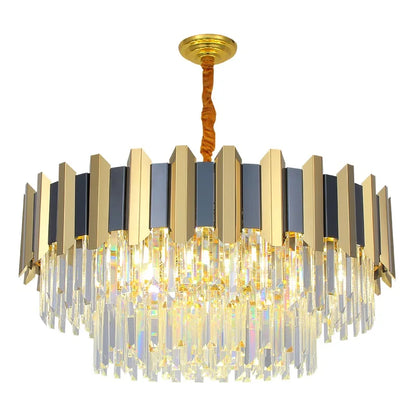 LED Modern Crystal Chandelier | Hallway & Entry Lighting