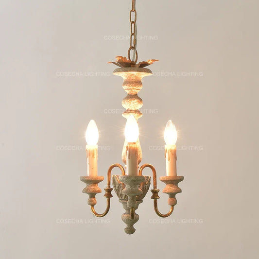 Vintage Retro Wood Pendant Light | Kitchen Island Lighting