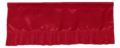 Tache Satin Romantic Red Victorian Glam Window Curtain 18x52" Valance (HY4174)