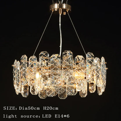 LED Modern Crystal Lustre Chandelier | Dining Room Lighting