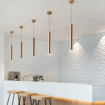 Ella's Nordic Long Tube Pendant Lights