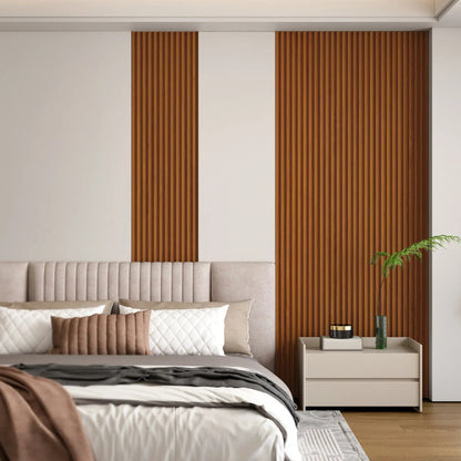 Hausvita 48 x 6 inch WPC Slat Wall Panel (16 Pack)