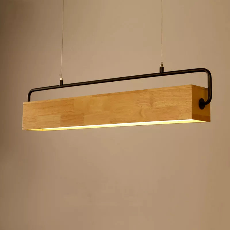 LED Nordic Wood Pendant Light | Kitchen Island Lighting