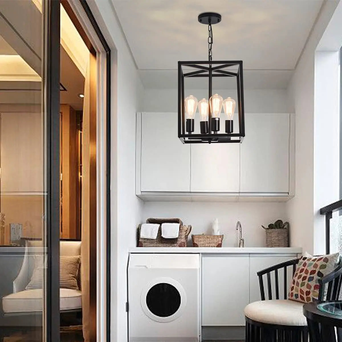 4-Light Adjustable Pendant Light | Kitchen Island Lighting