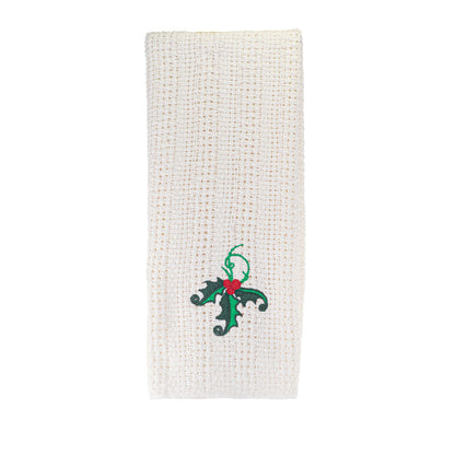 100% Cotton Novelty Embroidered Kitchen Towels  24" x 15"