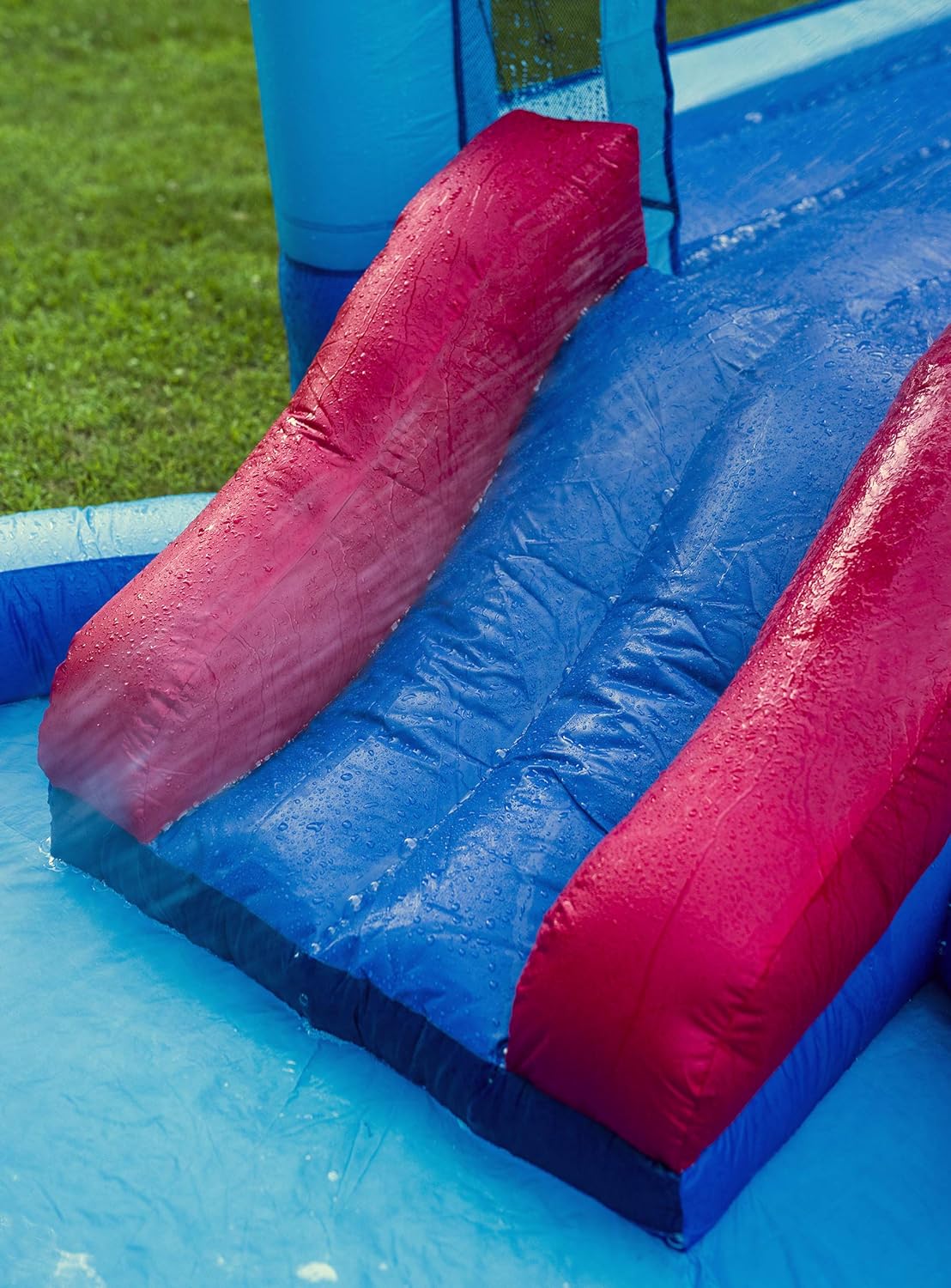 Kangaroo Kastle Inflatable Water Slide and Bounce House with Blower and Water Gun/Splash Pool for Kids