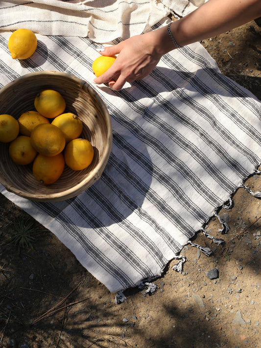 Titus Santuklu Cotton Linen Towel for Bath and Home